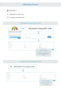 Instruction of use Add New Patient